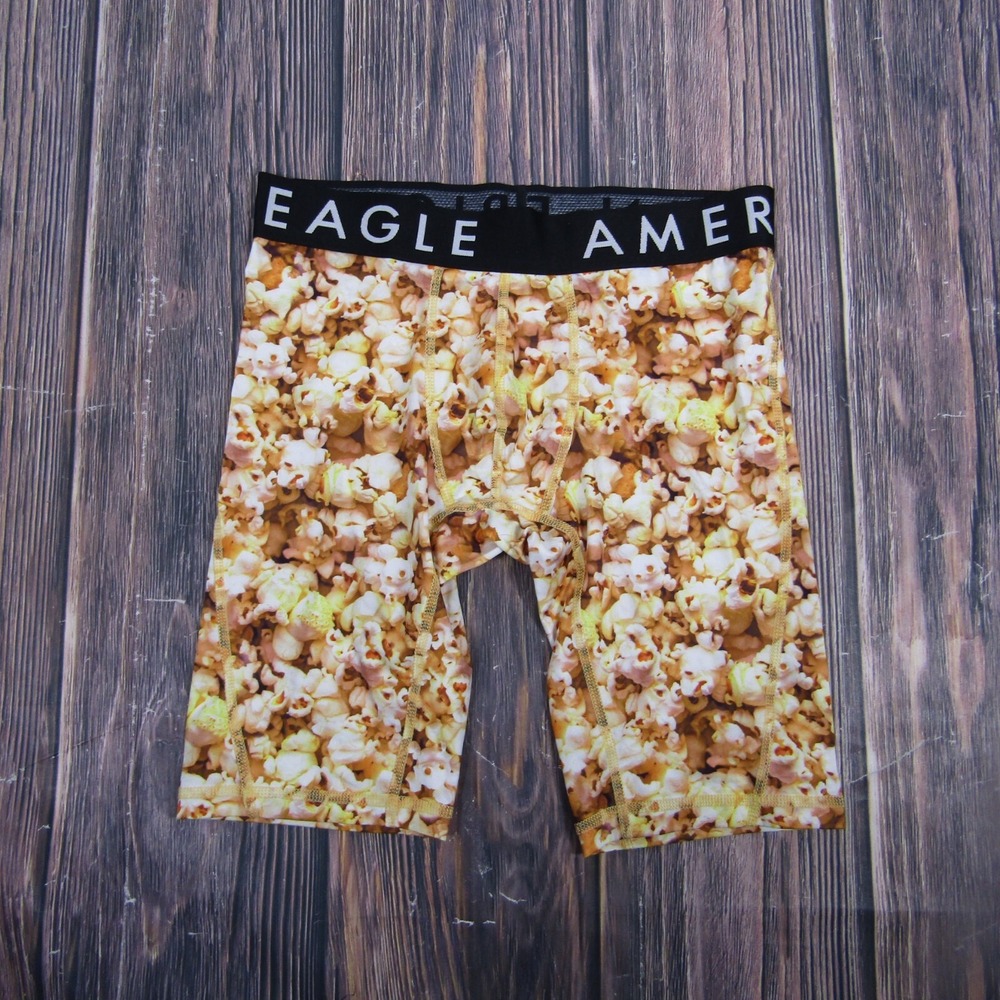 American Eagle NEW Mens XS Boxer Briefs Popcorn Funny Gift